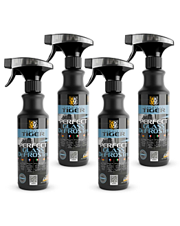 Chemical Tiger Odmrażacz do szyb lusterek zamków auta o zapachu New Car 4 x 500ml