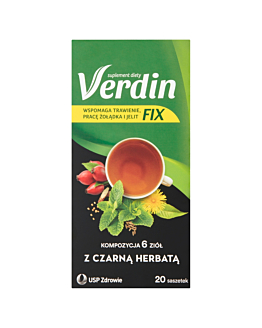 Verdin Fix z Czarną Herbatą, Zioła w saszetkach