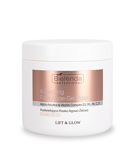 Bielenda Lift And Glow Maska Algowo Żelowa Do Twarzy Rozświetlająca 190 g