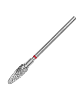 Staleks Expert Frez Z Węglika Spiekanego Stożek Okrągły Do Ściągania Masy 5/13 mm Czerwony
