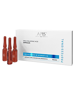 APIS Rewolucja w Nawilżeniu ampułki z kwasem hialuronowym 4D 99% 10x3ml