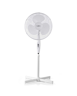 Nedis Wentylator stojący 45W, Biały