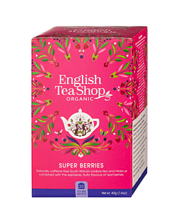 English Tea Shop Super Berries, herbata bio 20 saszetek