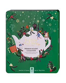 English Tea Shop Green Tin, zestaw herbat 9 smaków, 72 saszetek
