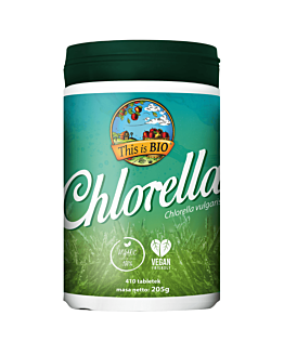 This is BIO Chlorella w tabletkach 500mg, 410 tabletek