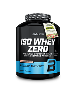 BioTech USA Iso Whey 1816 g lactose reduced o smaku truskawkowym