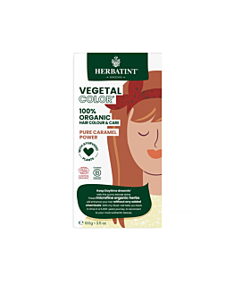 Herbatint Vegetal Color Bio Henna w Mikropudrze Czysty Karmel, 100 g
