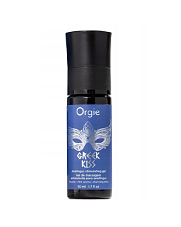 Orgie Greek Kiss żel do stymulacji analnej z efektem rozgrzewającym Miętowy, 50ml