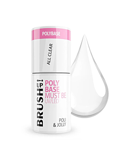 BrushUp! Poly Base baza hybrydowa do paznokci Poli & Jolly, 5g