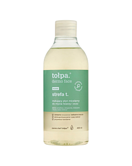 Tołpa Dermo Face Strefa T matujący płyn micelarny do mycia twarzy i oczu 400ml