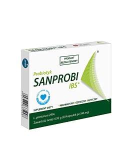 Sanprobi IBS, Suplement diety wspomagający przewód pokarmowy, Kapsułki