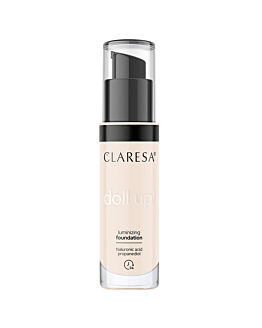 Claresa Doll Up! podkład rozświetlający do twarzy 02 Light, 34g