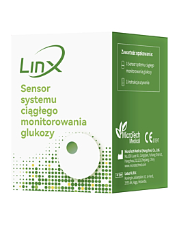 Synoptis Sensor do pomiaru glikemii Linx, 1 szt.