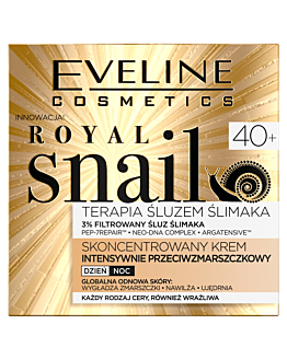Eveline Royal Snail Krem intensywny przeciwzmarszczkowy na dzień i na noc 40+