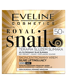 Eveline Royal Snail Silnie liftingujący krem na dzień i na noc 50+