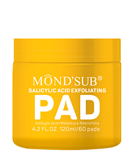 Mond'Sub Salicylic Acid Exfoliating Pad, Oczyszczające płatki z kwasem salicylowym