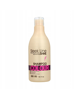 Stapiz Sleek Line Colour Shampoo szampon z jedwabiem do włosów farbowanych, 300ml