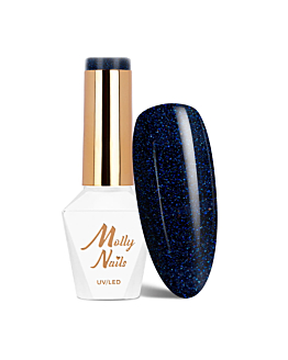 MollyNails Winter Crystalize Last Night Lakier Hybrydowy UV LED Nr 227 8 g