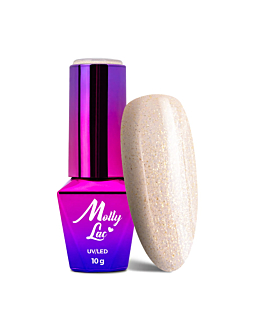 MollyLac Wedding Dream and Champagne Lakier Hybrydowy UV LED Nr 381 Prosecco 10 g