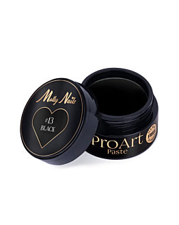 MollyNails ProArt Paste Pasta Do Zdobień Black Nr 13 5 g