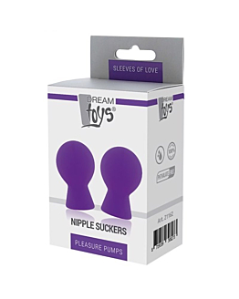 Dream Toys Pleasure Pumps Nipple Suckers pompka do sutków Purple 2szt.