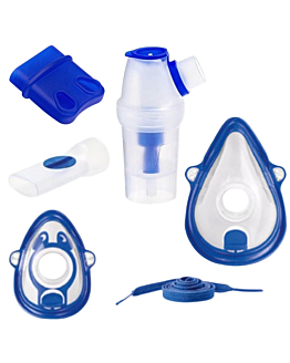 FLAEM RF6 PLUS KIT Zestaw akcesori&oacute;w nebulizator RF6, maski, ustnik, końc&oacute;wka, przew&oacute;d