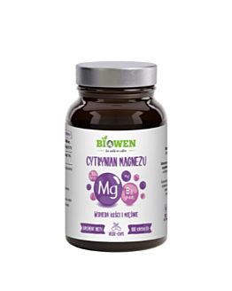 Biowen Cytrynian magnezu 825 mg z witaminą B6