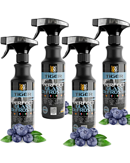 Chemical Tiger Odmrażacz do szyb lusterek zamków auta o zapachu Jagody 4x 500ml