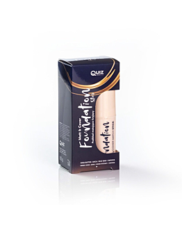 Quiz Cosmetics Matt & Cover Stick Foundation kryjący podkład w sticku wzbogacony olejem rycynowym i masłem shea Natural, 7.5g