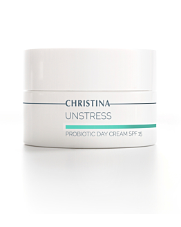 Christina Unstress Probiotic Day Cream — Krem na dzień SPF 15 z probiotykami kojący
