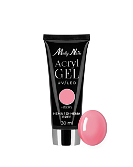 MollyNails Akrylożel Żel Budujący Do Przedłużania Paznokci Peony 30 ml