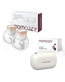 Momcozy S12 Pro Laktator podwójny pomarańczowy 180ml
