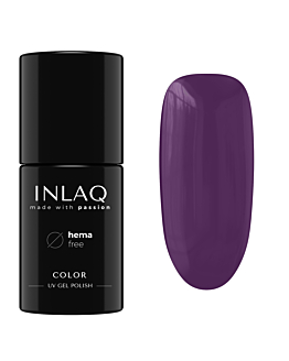 INLAQ Lakier Hybrydowy HEMA Free, Dark Purple