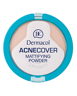 Dermacol Acnecover Mattifying Powder puder matujący w kompakcie 01 Porcelain, 11g