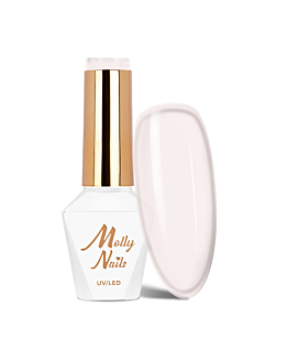 MollyNails French Manicure Beige White Lakier Hybrydowy UV LED Nr 131 8 g