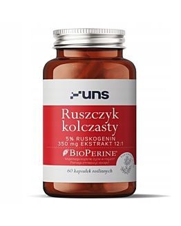 UNS Ruszczyk Kolczasty + Bioperine 60 vege kapsułek