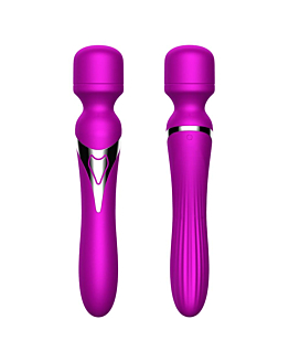 B-Series Fox Stymulator-Silicone Dual Massager stymulator o podwójnym zastosowaniu Purple