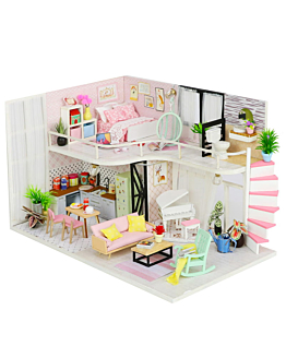 Habarri Miniaturowy domek - Różowa melodia Ani