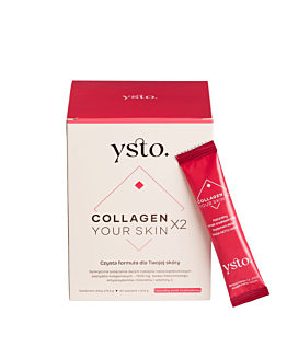 Ysto Collagen Your Skin Suplement diety kolagen w proszku smak truskawkowy