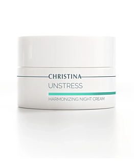 Christina Unstress Harmonizing Night Cream — Krem na noc z probiotykami kojący (cera wrażliwa)