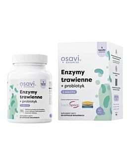 Osavi Enzymy trawienne + probiotyk 60 wegańskich kapsułek