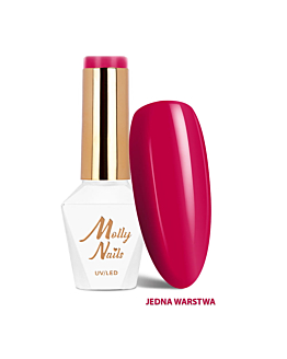 MollyNails Sorbet Raspberry Punch Lakier Hybrydowy UV LED Nr 298 8 g