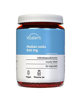 Vitaler's Maślan sodu 600 mg 60 kapsułek