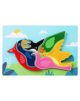 Habarri Puzzle drewniane - Ptaszek