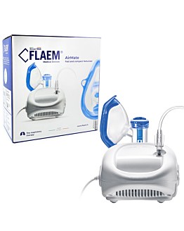 FLAEM AIRMATE Inhalator tłokowy dla dzieci i dorosłych, zestaw z akcesoriami