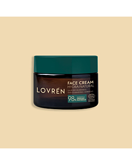 Lovrén organiczny krem nawilżający do skóry wrażliwej, z kwasem hialuronowym, olejem migdałowym i sorbitolem, 50 ml