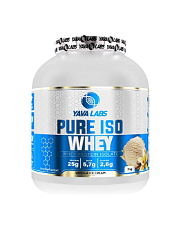 Yava Labs Pure Iso Whey Izolat białka serwatkowego smak lody waniliowe