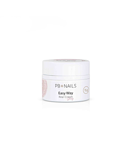 PB Nails Żel budujący Easy Way Real Cream Glossy 15g