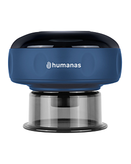 Humanas BB01 bańka chińska do masażu elektroniczna niebieska