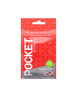 Masturbator Pocket Stroker Block Edge Tenga